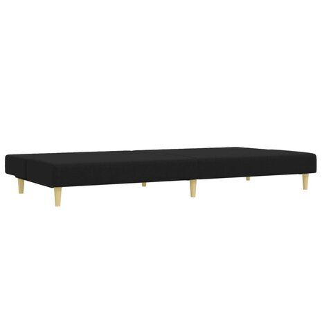 2-delige Loungeset stof zwart 5