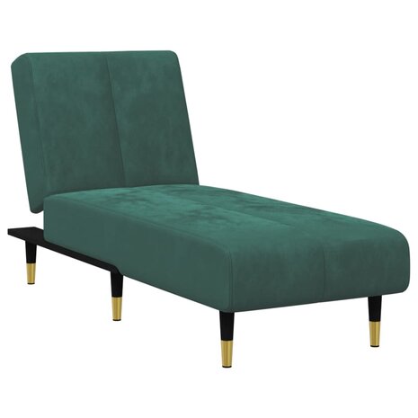 2-delige Loungeset fluweel donkergroen 6