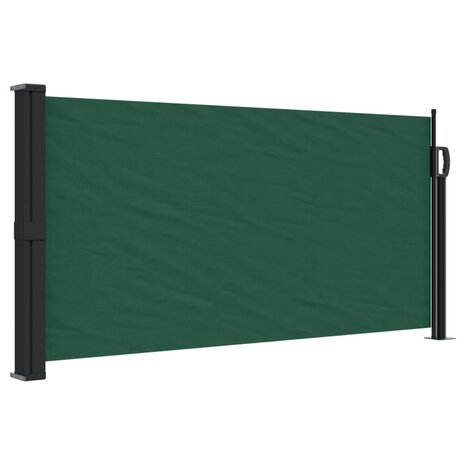 Windscherm uittrekbaar 100x300 cm donkergroen 2