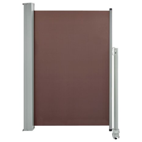 Tuinscherm uittrekbaar 120x300 cm bruin 2