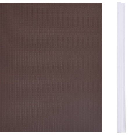 Tuinscherm 70x0,19 m PVC bruin 3