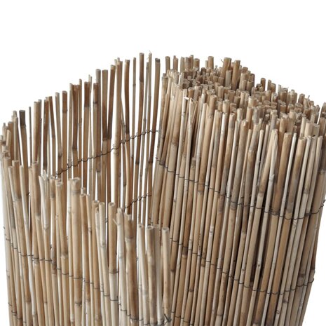 Tuinscherm 500x80 cm riet 3