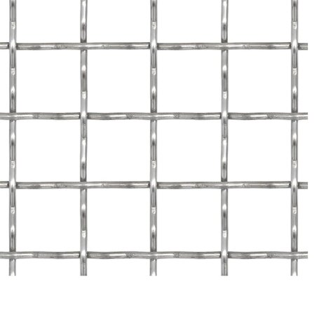 Draadhek geweven gaas 50x50 cm 11x11x2 mm roestvrij staal 3