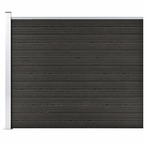 Schuttingpaneel 175x146 cm HKC grijs 1