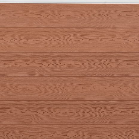 Schuttingpaneelset 526x186 cm HKC bruin 5