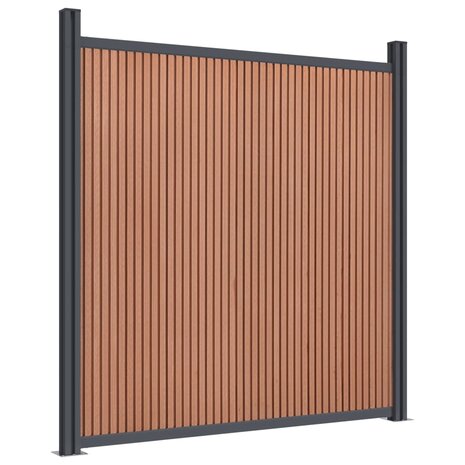 Schuttingpaneel 1045x186 cm HKC bruin 4