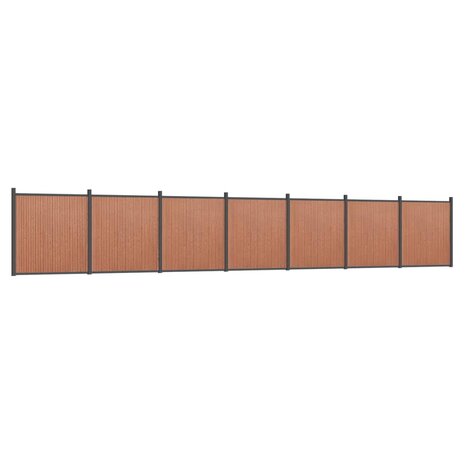 Schuttingpaneel 1218x186 cm HKC bruin 2