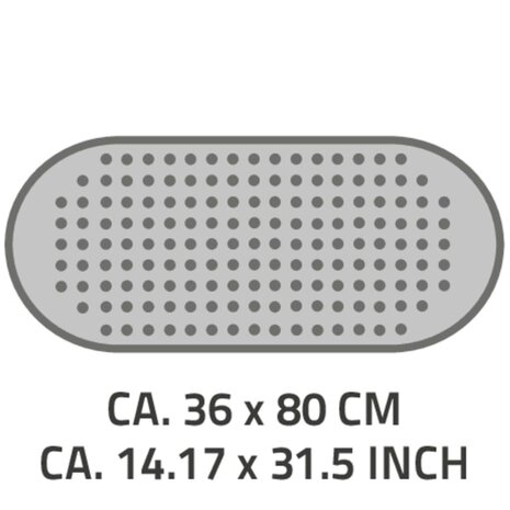 RIDDER Badmat anti-slip Action grijs 4
