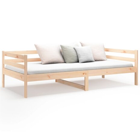 Slaapbank zonder matras 80x200 cm massief grenenhout 5