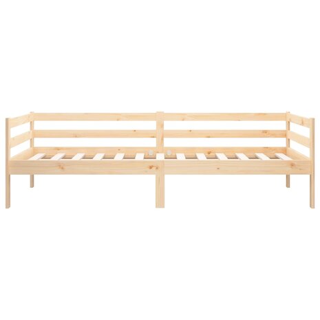 Slaapbank zonder matras 80x200 cm massief grenenhout 8