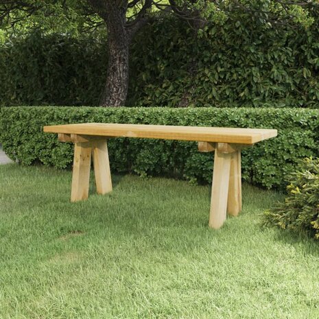 Tuinbank 110 cm geïmpregneerd massief grenenhout 1