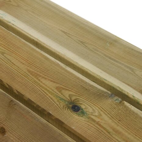 Tuinbank 220 cm geïmpregneerd massief grenenhout 6