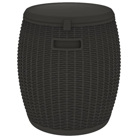 Tuinbox 4-in-1 polypropeen zwart 6
