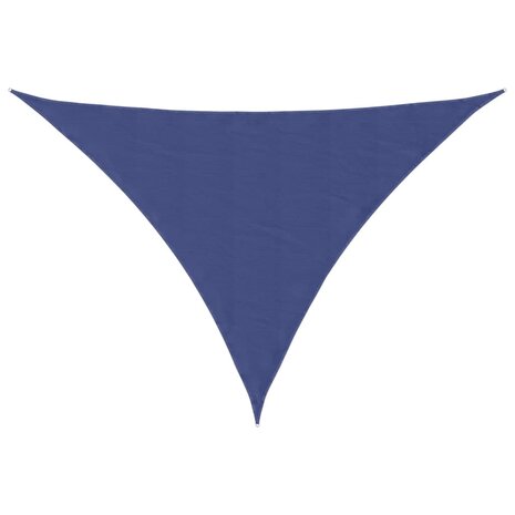 Zonnescherm driehoekig 3x4x4 m oxford stof blauw 2