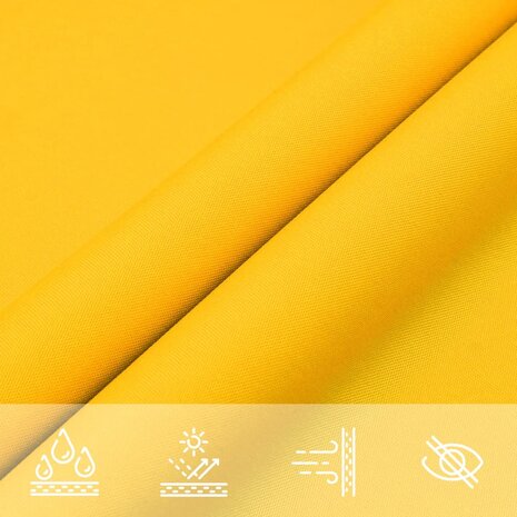 Zonnescherm vierkant 4,5x4,5 m oxford stof geel 7