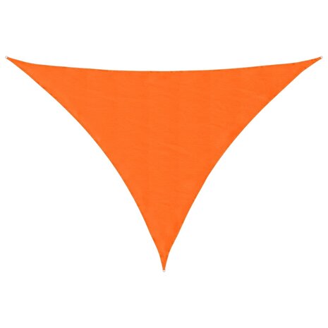 Zonnescherm driehoekig 4x5x5 m oxford stof oranje 2
