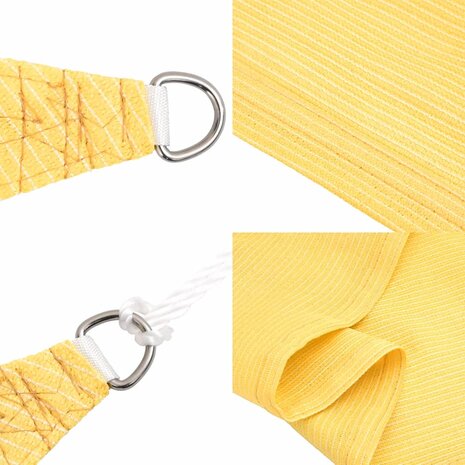 Zonnezeil 160 g/m&sup2; 2,5x3 m HDPE beige 7