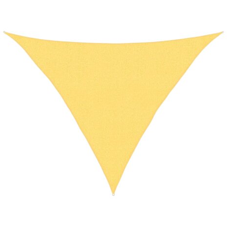 Zonnezeil 160 g/m² 2,5x2,5x3,5 m HDPE beige 2