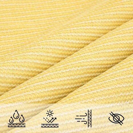 Zonnezeil 160 g/m² 2,5x2,5x3,5 m HDPE beige 5