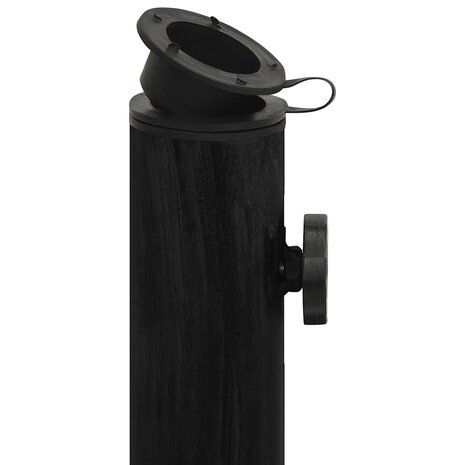 Parasolvoet 45x45x30 cm gietijzer zwart 8