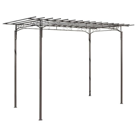 Stalen rozenboog 215 cm 2