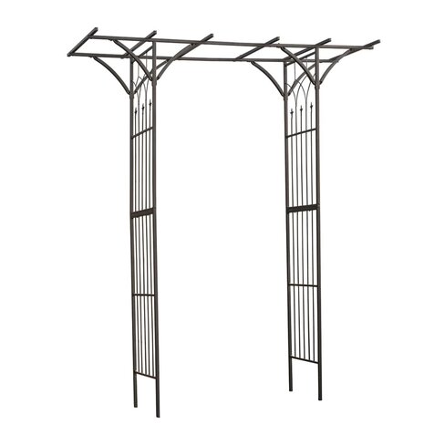 Nature Tuinboog 114x66x232 cm metaal zwart 1