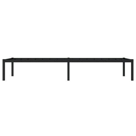 Bedframe metaal zwart 75 x 190 cm 6