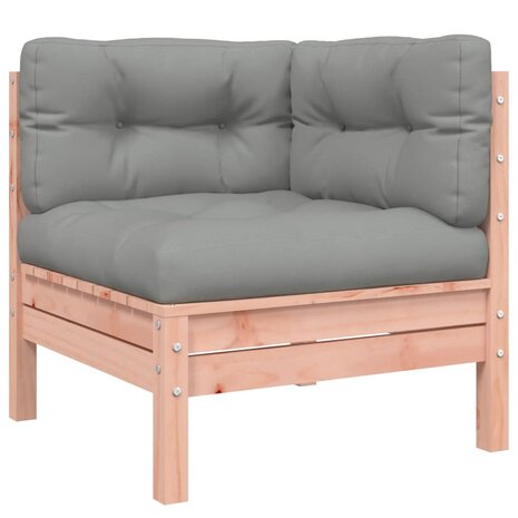 9-delige Loungeset met kussens massief douglas vurenhout 4