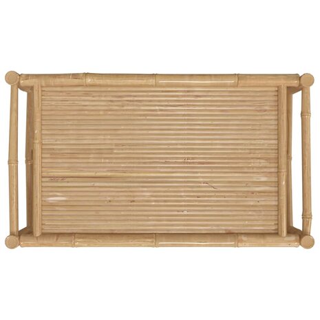Tuintafel 100x55x33 cm bamboe 5
