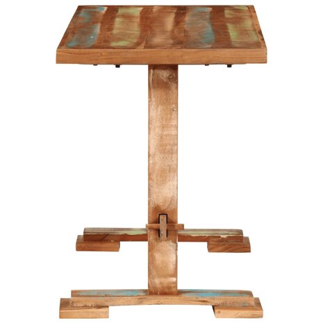 Eettafel 110x55x78 cm massief gerecycled hout 3