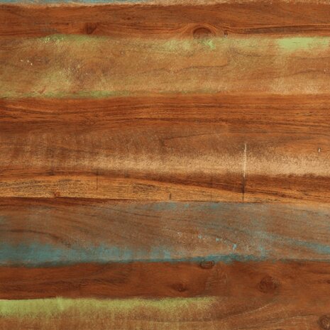 Eettafel 110x55x78 cm massief gerecycled hout 7
