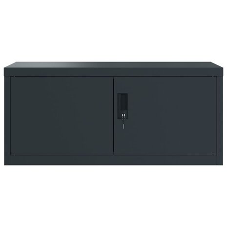Archiefkast 90x40x110 cm staal antracietkleurig 4