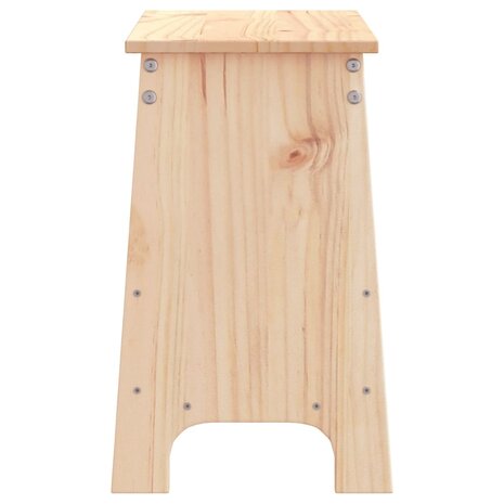 Halbankje 60x28x45 cm massief grenenhout 5