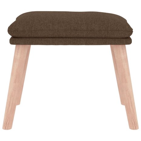 Voetenbank 45x29,5x35 cm stof bruin 3
