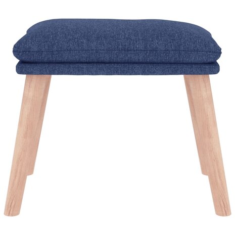 Voetenbank 45x29,5x35 cm stof blauw 3