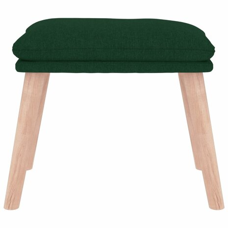 Voetenbank 45x29,5x35 cm stof donkergroen 3