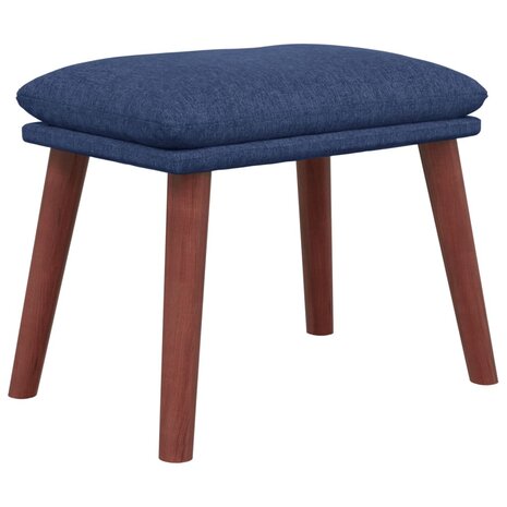 Voetenbank 45x29,5x35 cm stof blauw 2