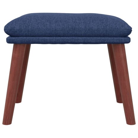 Voetenbank 45x29,5x35 cm stof blauw 3