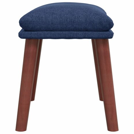 Voetenbank 45x29,5x35 cm stof blauw 4