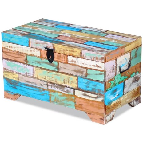 Opbergkist massief gerecycled hout 3
