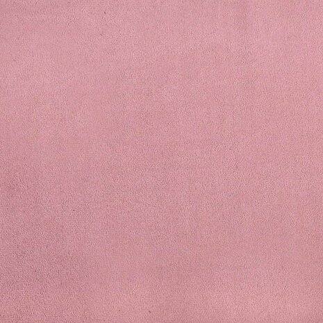 Schommelstoel fluweel roze 7