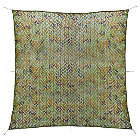 Camouflagenet met opbergtas 5x5 m groen 1