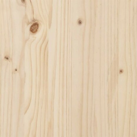 Bedframe extra lang zonder matras massief hout 180x220 cm 8