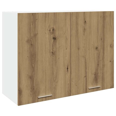 7-delige Keukenkastenset bewerkt hout artisanaal eikenkleurig 6