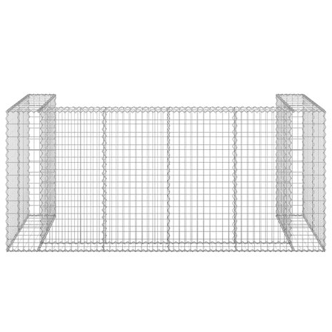 Schanskorf voor containers 254x100x110 cm gegalvaniseerd staal 6