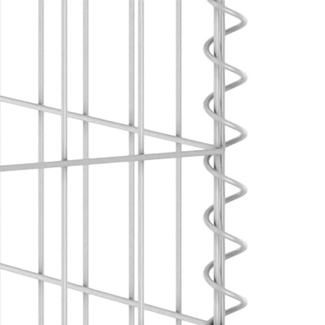 Schanskorf voor containers 254x100x110 cm gegalvaniseerd staal 7