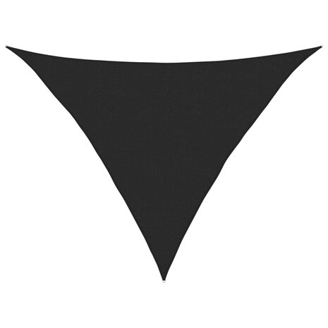 Zonnezeil 160 g/m² 2,5x2,5x3,5 m HDPE zwart 2