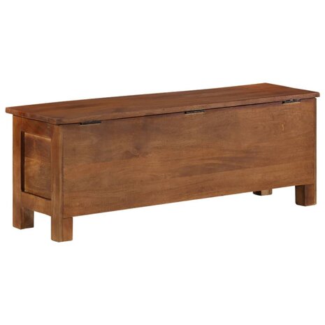 Opbergkist 110x30x40 cm massief mangohout 4