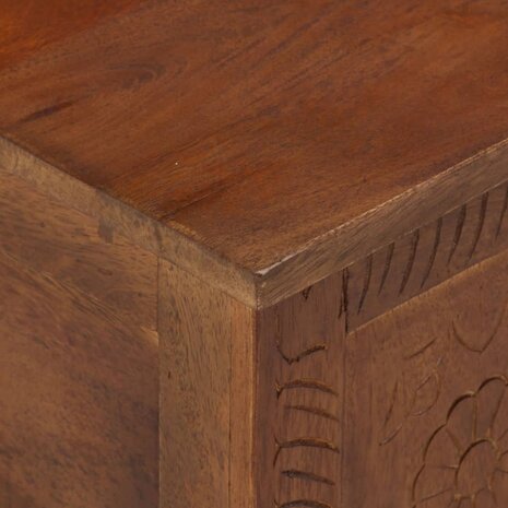 Opbergkist 110x30x40 cm massief mangohout 5