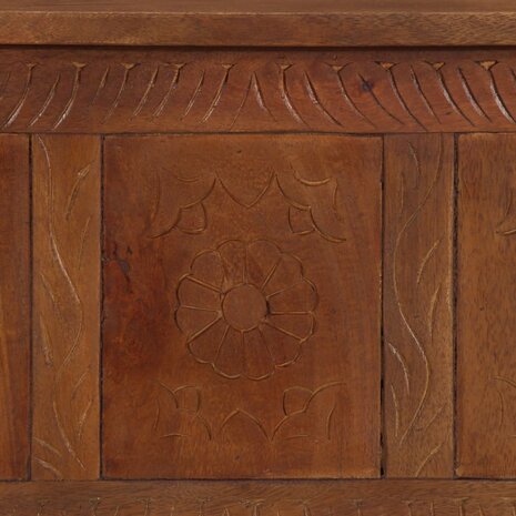 Opbergkist 110x30x40 cm massief mangohout 6